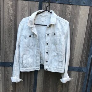 Lou & Grey textured artist jean jacket